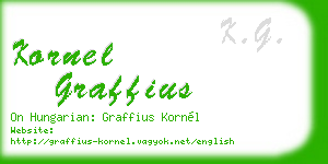 kornel graffius business card